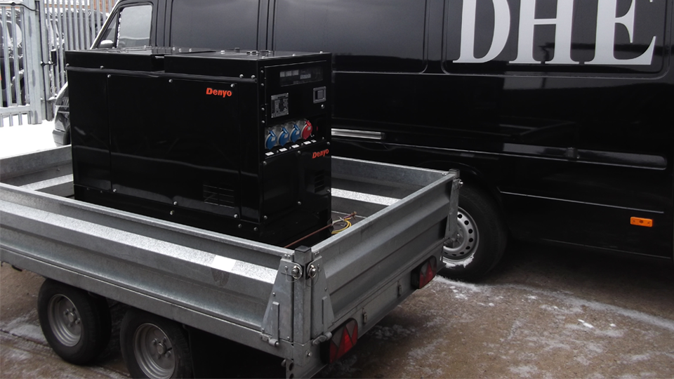 Manchester Stage Hire 12.5KVA Generator