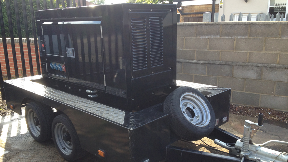 Manchester Stage Hire 20KVA Ultra Silent Road Towable Diesel Generator